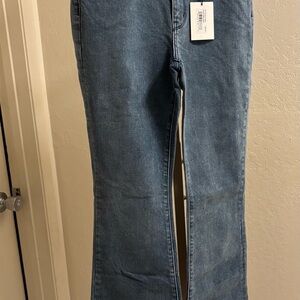 Stylish Blue Flare Women's Jeans